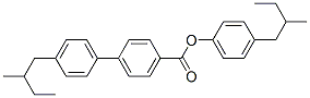 4-(2-methylbutyl)phenyl 4'-(2-methylbutyl)[1,1'-biphenyl]-4-carboxylate  Structure