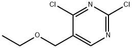 2,4-Dichloro-5-ethoxymethyl-pyrimidine 구조식 이미지