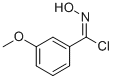 N-HYDROXY-3-METHOXY-BENZENECARBOXIMIDOYL클로라이드 구조식 이미지