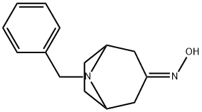 8-BENZYL-1AH,5AH-NORTROPAN-3-ONE OXIME 구조식 이미지