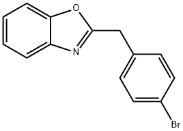 2-[(4-브로모페닐)메틸]벤조옥사졸 구조식 이미지