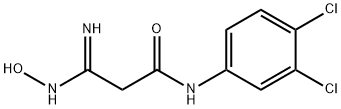 N-(3,4-DICHLOROPHENYL)-3-(HYDROXYAMINO)-3-IMINOPROPIONAMIDE Structure