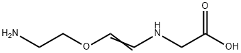 Glycine, N-[2-(2-aminoethoxy)ethenyl]- (9CI) Structure