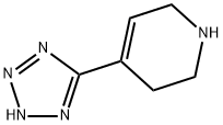 Pyridine, 1,2,3,6-tetrahydro-4-(1H-tetrazol-5-yl)- (9CI) 구조식 이미지