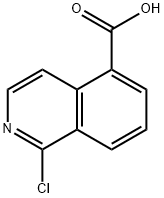1-chloroisoquinoline-5-carboxylic acid Structure