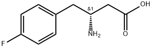 (R)-3-AMINO-4-(4-FLUOROPHENYL)BUTANOIC ACID Structure