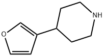 Piperidine, 4-(3-furanyl)- (9CI) Structure