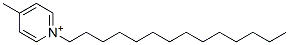 Pyridinium, 4-methyl-1-tetradecyl- Structure