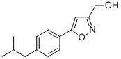 (5-(4-ISOBUTYLPHENYL)ISOXAZOL-3-YL)METHANOL Structure