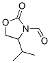 3-Oxazolidinecarboxaldehyde, 4-(1-methylethyl)-2-oxo- (9CI) 구조식 이미지