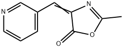 2-Methyl-4-(3-pyridinylmethylene)-5(4H)-oxazolone 구조식 이미지