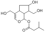 시클로펜타(c)피란-4,7-디메탄올,1,4a,5,6,7,7a-헥사하이드로-1,6-디하이드록시-,1-이소발레레이트 구조식 이미지