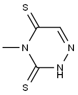 1,2,4-Triazine-3,5(2H,4H)-dithione,  4-methyl- 구조식 이미지