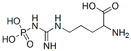 2-Amino-5-[[imino(phosphonoamino)methyl]amino]pentanoic acid 구조식 이미지