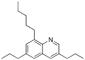 8-펜틸-3,6-디프로필퀴놀린 구조식 이미지