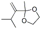 1,3-Dioxolane,  2-methyl-2-(2-methyl-1-methylenepropyl)- 구조식 이미지