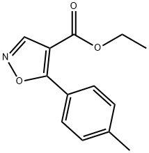 4-이속사졸카르복실산,5-(4-메틸페닐)-,에틸에스테르(9CI) 구조식 이미지