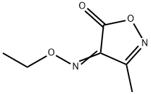 4,5-이속사졸디온,3-메틸-,4-(O-에틸옥심)(9CI) 구조식 이미지
