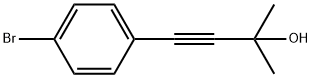 4-(4-BroMophenyl)-2-Methylbut-3-yn-2-ol 구조식 이미지