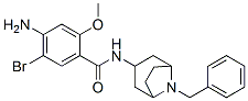 4-amino-N-(8-benzyl-8-azabicyclo[3.2.1]oct-3-yl)-5-bromo-2-methoxy-ben zamide Structure