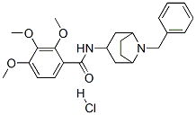 N-(8-benzyl-8-azabicyclo[3.2.1]oct-3-yl)-2,3,4-trimethoxy-benzamide hy drochloride 구조식 이미지