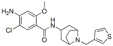 4-amino-5-chloro-2-methoxy-N-[8-(thiophen-3-ylmethyl)-8-azabicyclo[3.2 .1]oct-3-yl]benzamide 구조식 이미지