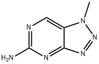 1H-1,2,3-Triazolo[4,5-d]pyrimidin-5-amine, 1-methyl- (9CI) 구조식 이미지