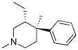 피페리딘,3-에틸-1,4-디메틸-4-페닐-,트랜스-(9CI) 구조식 이미지