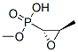 포스폰산,(3-메틸옥시라닐)-,모노메틸에스테르,트랜스-(-)-(9CI) 구조식 이미지