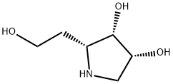 3,4-Pyrrolidinediol,2-(2-hydroxyethyl)-,[2R-(2alpha,3alpha,4alpha)]-(9CI) 구조식 이미지