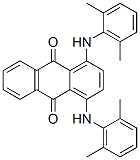 1,4-bis[(2,6-dimethylphenyl)amino]anthraquinone Structure