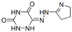 1,2,4-Triazine-3,5,6(4H)-trione, dihydro-, 6-[(3,4-dihydro-2H-pyrrol-5-yl)hydrazone] (9CI) Structure