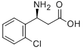 (S)-3-Amino-3-(2-chloro-phenyl)-propionic acid Structure