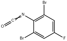 2,6-디브로모-4-플루오로페닐이소시아네이트 구조식 이미지