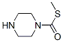 1-Piperazinecarbothioic  acid,  S-methyl  ester Structure