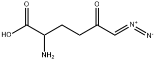 Norleucine, 6-diazo-5-oxo- Structure