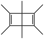 1,2,3,4,5,6-HEXAMETHYLBICYCLO[2.2.0]HEXA-2,5-DIENE Structure