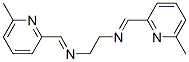 N,N'-bis[(6-methyl-2-pyridyl)methylene]ethylenediamine Structure