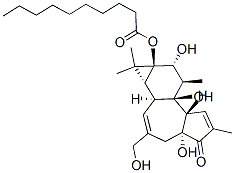 PHORBOL 13-DECANOATE 구조식 이미지