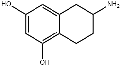 5,7-dihydroxy-2-aminotetralin Structure