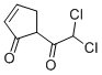 2-Cyclopenten-1-one, 5-(dichloroacetyl)- (9CI) Structure