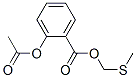 methylsulfanylmethyl 2-acetyloxybenzoate Structure