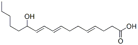 12-hydroxy-4,8,10-heptadecatrienoic acid Structure