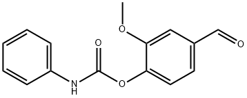 4-FORMYL-2-METHOXYPHENYL PHENYLCARBAMATE Structure