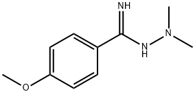 Benzenecarboximidic acid, 4-methoxy-, 2,2-dimethylhydrazide (9CI) Structure