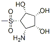 1,2,3-Cyclopentanetriol, 4-amino-5-(methylsulfonyl)-, [1R-(1alpha,2ba,3alpha,4alpha,5alpha)]- (9CI) 구조식 이미지