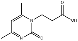 3-(4,6-dimethyl-2-oxopyrimidin-1(2H)-yl)propanoic acid 구조식 이미지