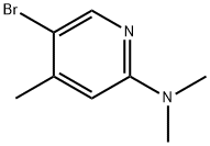 5-BROMO-N,N,4-TRIMETHYLPYRIDIN-2-AMINE 구조식 이미지