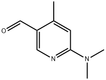 6-(다이메틸아미노)-4-메틸니코틴알데하이드 구조식 이미지