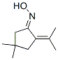 사이클로펜타논,4,4-디메틸-2-(1-메틸에틸리덴)-,옥심(9CI) 구조식 이미지